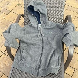 Lacoste zip up hoodie Mens Large